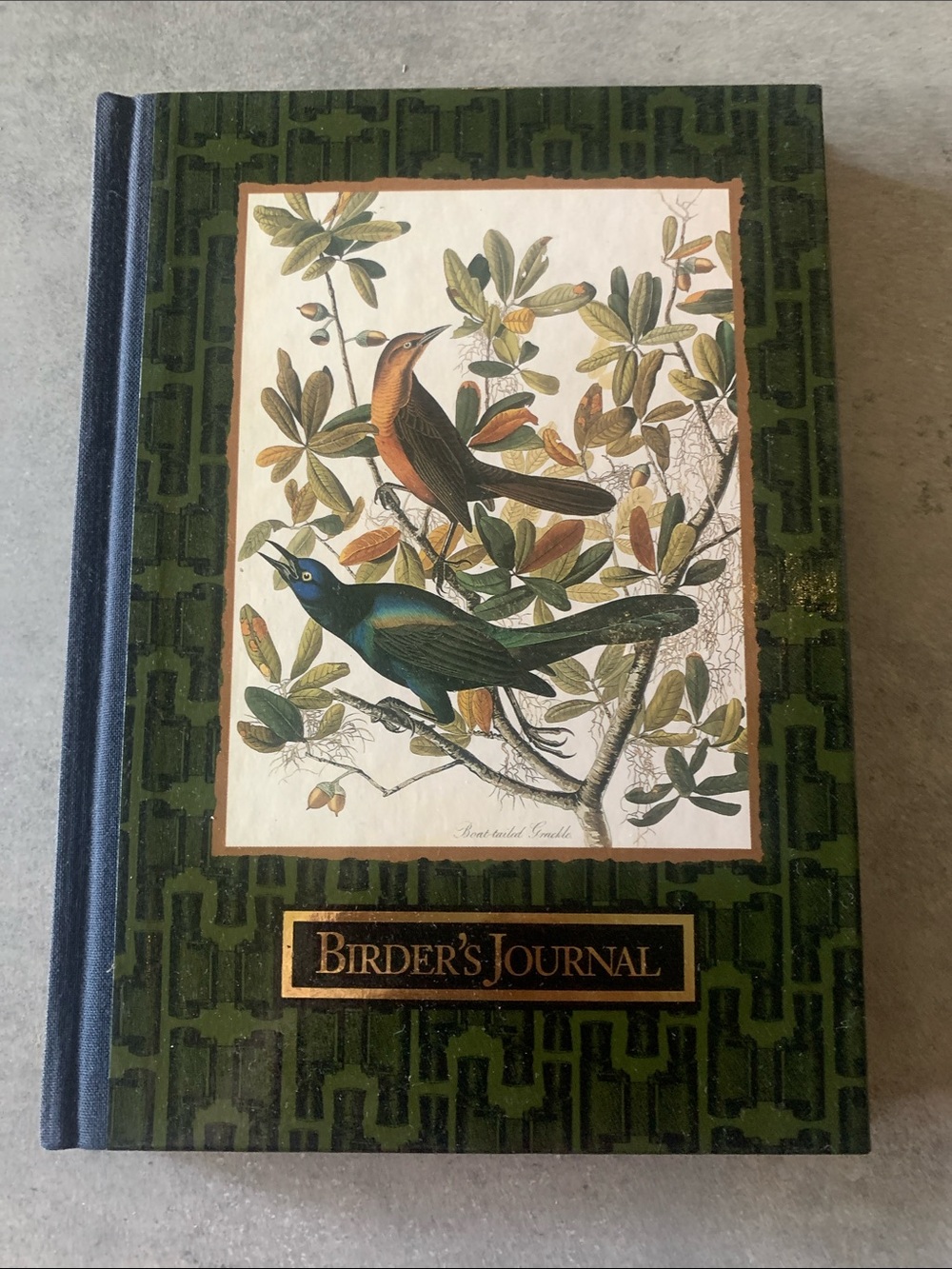 Vintage Galison Birder's Journal Hardcover Notebook